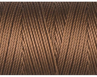 Chestnut Tex 210 C Lon Beading Cord, 92 yard spool C Lon Beading Cord, Nylon Beading Cord