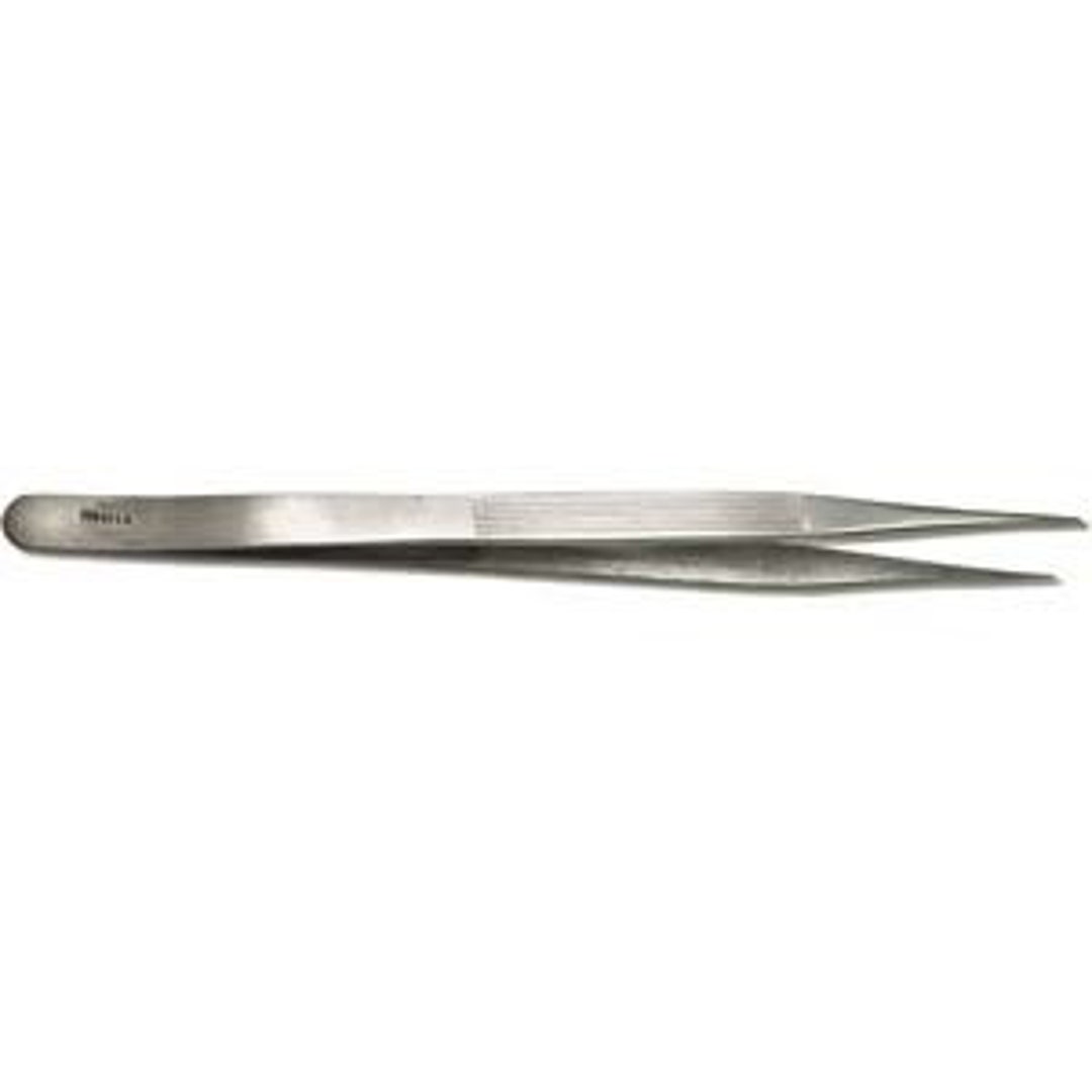 Fine Point Tweezers, 6 Inch Diamond Tip Tweezers, Stainless Steel