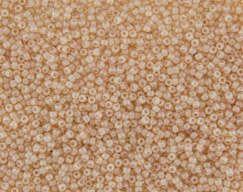 TOHO Size 8 Hybrid, Color Trends, Milky Warm Taupe, Seed Beads Size 8/o Round, TOHO Color YPS0070 Seed Beads In 2.5 Inch Tubes, 8 to 9 Grams