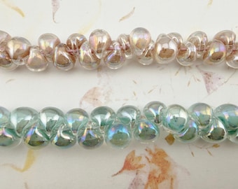 Teardrop Borosilicate Glass Beads, Handmade in California