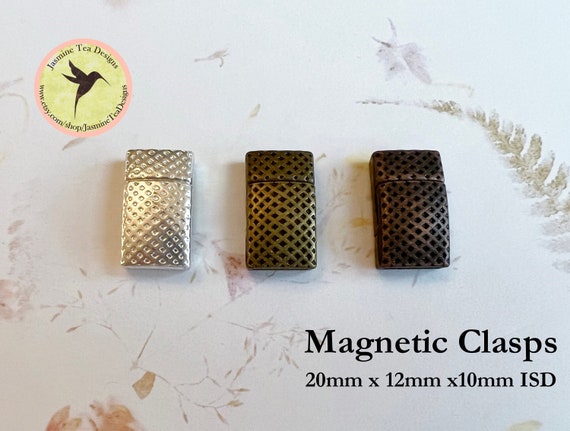 10mm Flat Mesh Embossed Magnetic Clasp