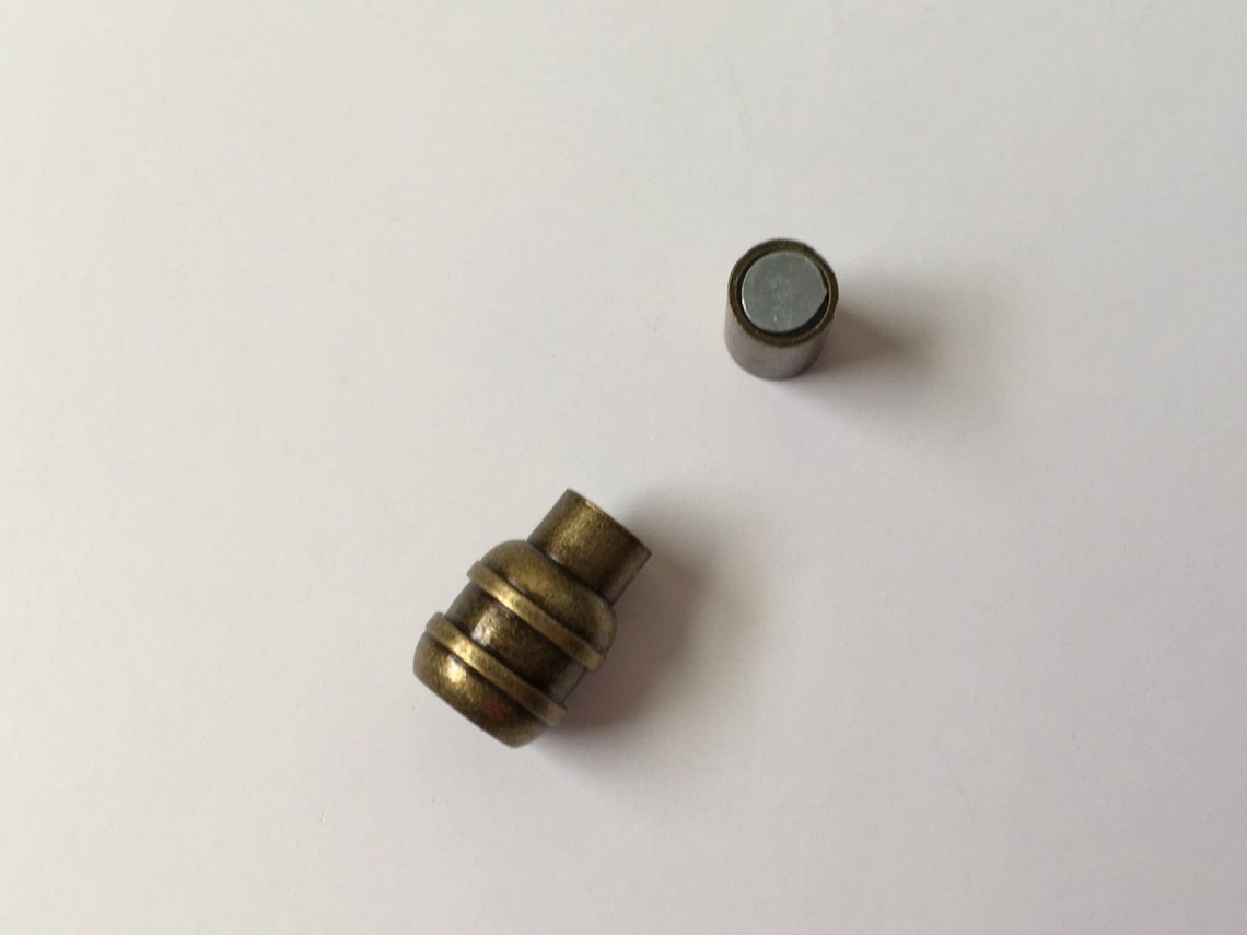 Bronze 5mm End Caps 5mm Cord Ends 5mm Etsy