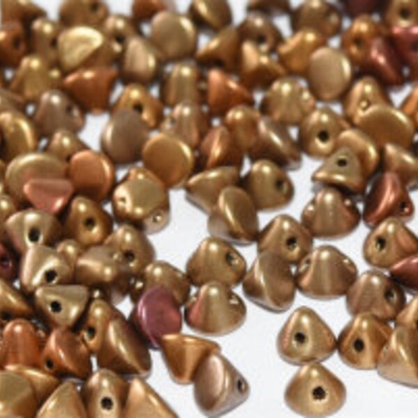 4mm Button Beads, Metallic Mix, 100 Pieces