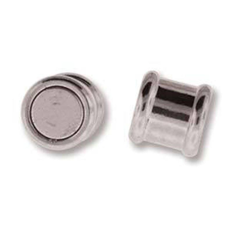 8 Millimeter End Caps Silver Plated Brass End Cap Etsy
