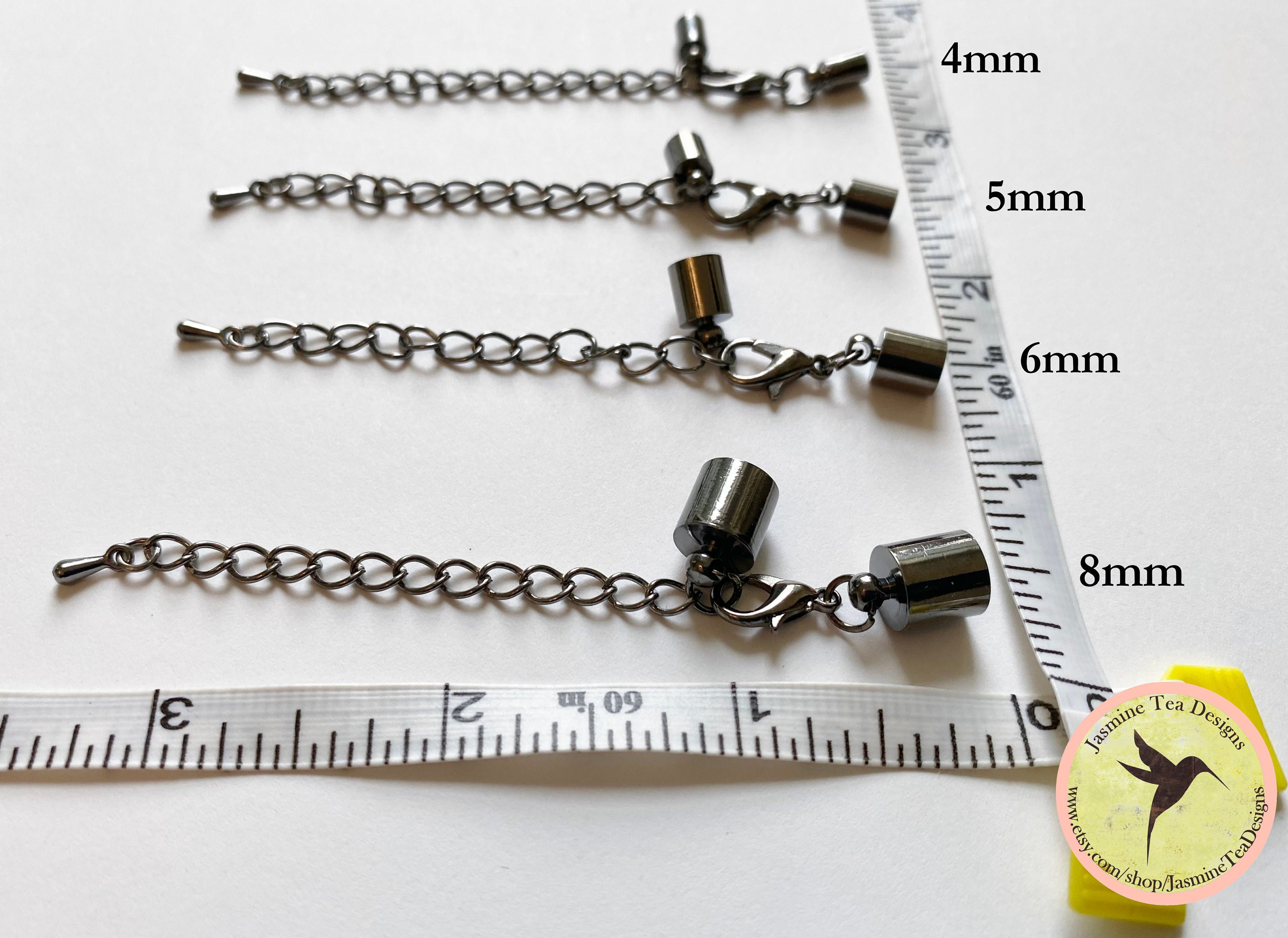 50pcs/lot 50mm 70mm 5x4mm Necklace Extension Chain Bulk Bracelet Extended  Chains Tail Extender For DIY Jewelry Making Findings