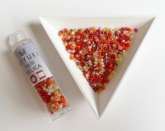 Miyuki Delica Tango Mix Seed Beads, Cylinder 11/o Delica Beads, Miyuki Color DB-Mix-19-TB, 7.2 Gram Tube