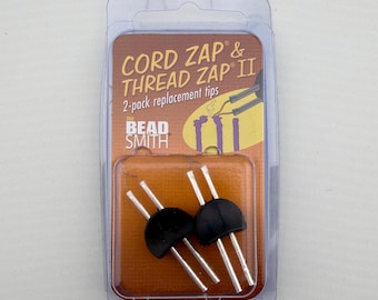 Set of 2 Replacement Zapper Tips, Fits With The BeadSmith's Cord Zap Cord Burner