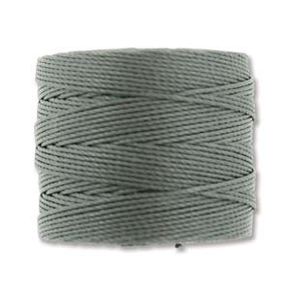 Gunmetal Tex 210 S Lon Beading Cord, 77 yard spool C Lon Beading Cord, Nylon Beading Cord