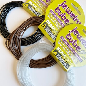Jelly Bracelet Tubing: 2mm Jewelry Connectors, Kumihimo Core - 5 Yards