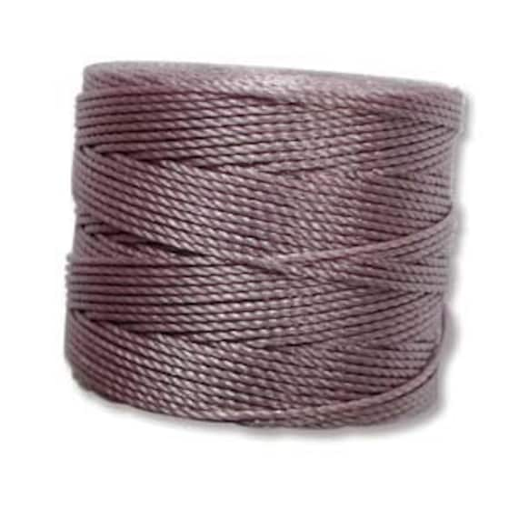 Lavender Tex 210 S Lon Beading Cord, 77 yard spool C Lon Beading Cord, Nylon Beading Cord