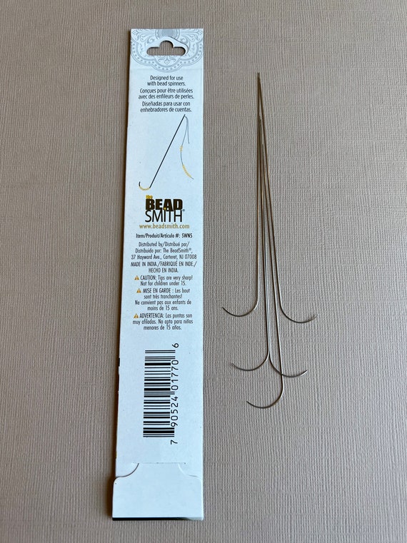 Bead Spinner Needles for Size 6 and Size 8 Seed Beads, 4.5 Inches Long, Bead  Spinner Needles, Spin and String Needles, 5 Needles per Package -   Israel