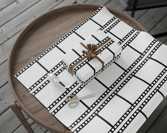 Papel de regalo con tiras de película para hacer tú mismo para niños: ¡diseña el tuyo propio!