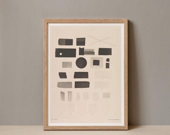 Framed Vintage X-Ray Art Print | Dark Scientific Wall Decor Poster for Eclectic Spaces