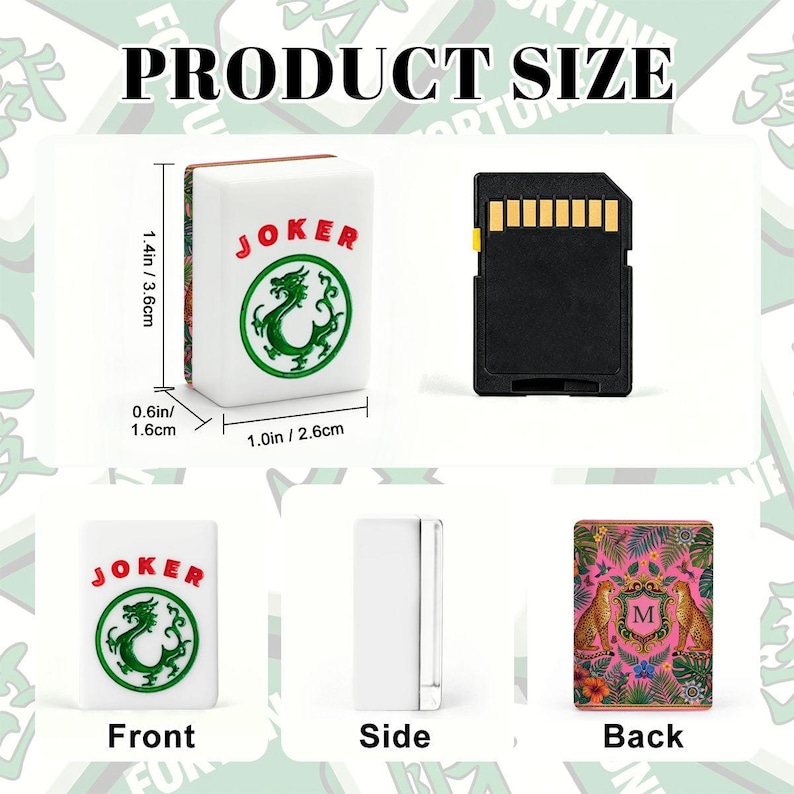 Personalized Mahjong Tiles Set, 166 Piece Custom Letter Printed Tiles, Unique Mahjong Gift for Her, Game Night Gift, Mahjong Lover Gift image 3