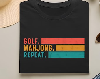 Golf Mahjong Repeat T-Shirt