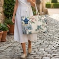 Chinoiserie Mahjong Bag, Blue Pagoda Tile Storage Pouch, Zipper Mahjong Case, Tote and Accessory Bags Sold Separately product logo