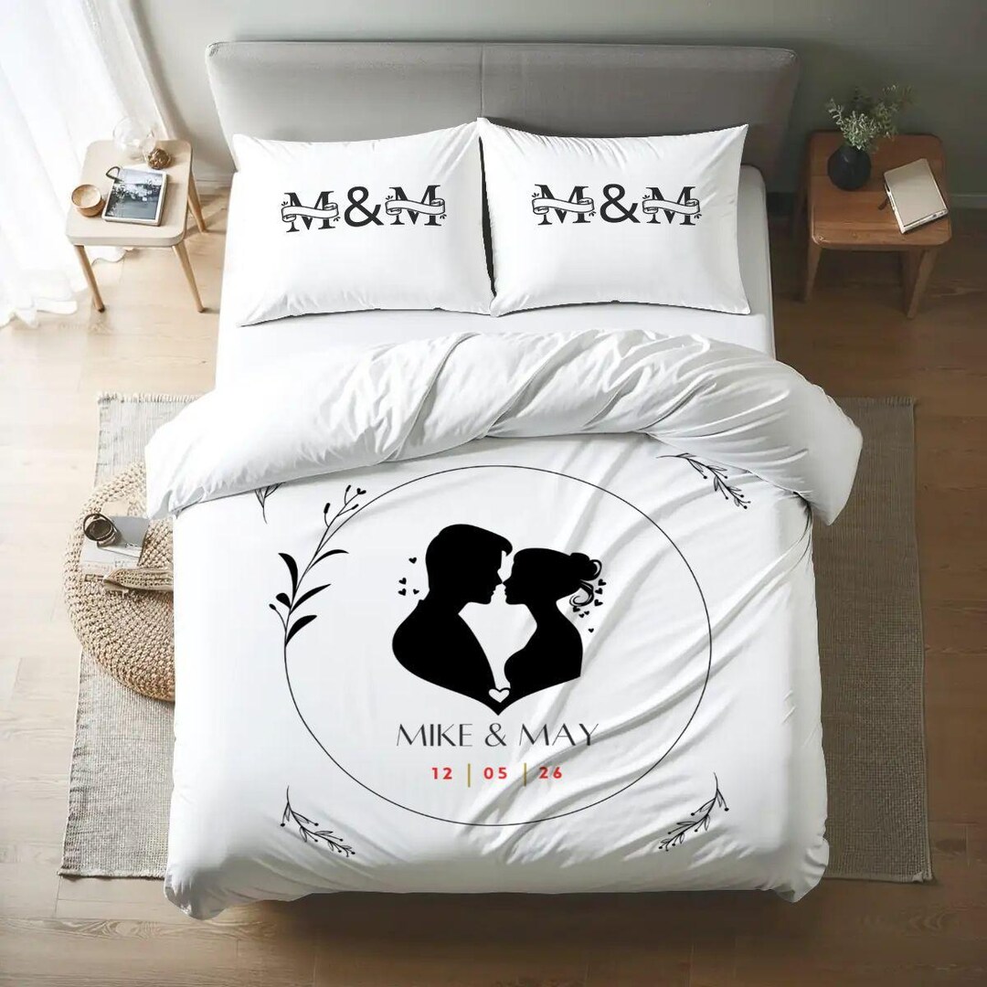 Personalized Couple Quilt Bed Sets - Gift Idea For Him/Her - Partners In Crime main image 1