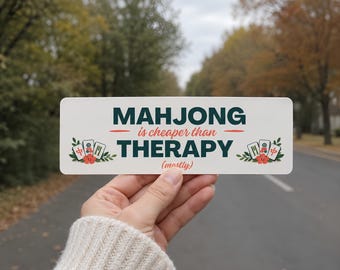 Mahjong jest tańszy niż magnes samochodowy | Projekt kafelka mahjong