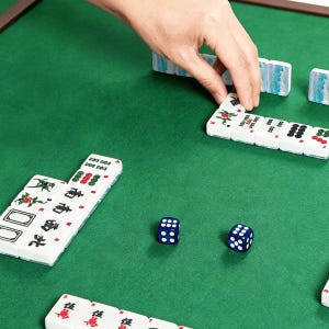 American Mahjong Tiles Set, Ocean Wave Mahjong Tiles, Coastal Mahjong Game Pieces, Beach Inspired Travel Mahjong Gift Accessories image 8