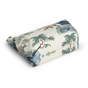Chinoiserie Mahjong Tasche, Aufbewahrungstasche für blaue Pagoden, Mahjong-Etui mit Reißverschluss, Tote- und Zubehörtaschen separat erhältlich Bild 12