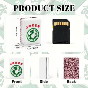 American Mahjong Tiles Set, Pink Leopard Mahjong Tiles, Acrylic Mahjong Game Pieces, Travel Mahjong Gift, Cute Mahjong Accessories image 3