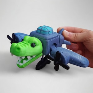 Bombardino Crocodilo Figure Brainrot Figure