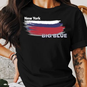 New York Giants Football Color Swoosh Short-Sleeve & Long-Sleeve T-Shirts