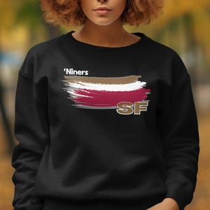San Francisco 49ers &#39;Niners Football Color Swoosh Sweatshirts & Hoodies