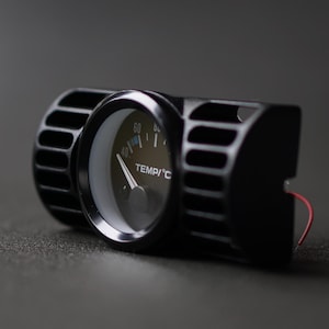 BMW E30 center vent Gauge Pod | 52mm Sensor Mount | PETG 3D Printed Dash Vent Replacement Drift Turbo Tuning Part Boost Volt Water Temp Oil