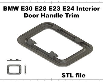 TRQ Interior Inside Door Handle Trim Bezel Set for BMX E30 E28 E23 E24