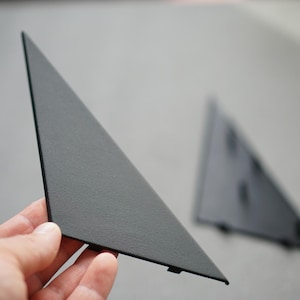 BMW E30 Interior Blank Door Mirror Cover Left Or Right Pair 51321904517 / 51321904518 (triangle trim piece) blanking cover