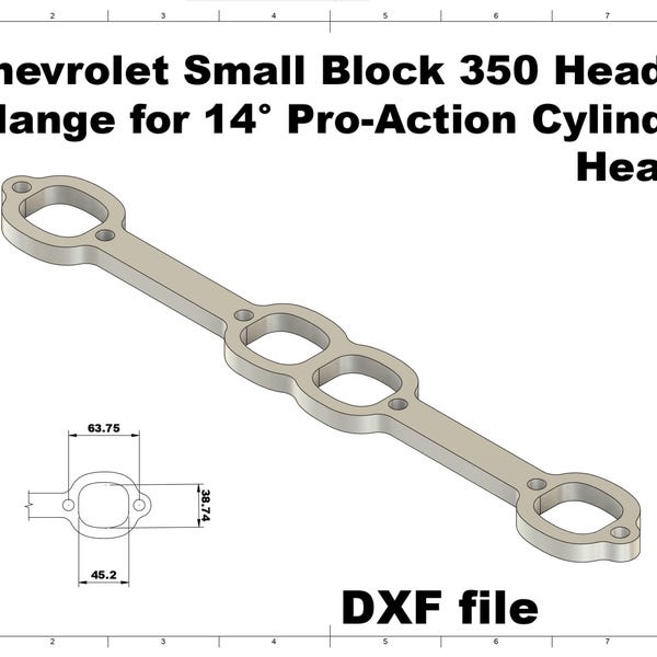 Ls Engine Dxf Files - Etsy