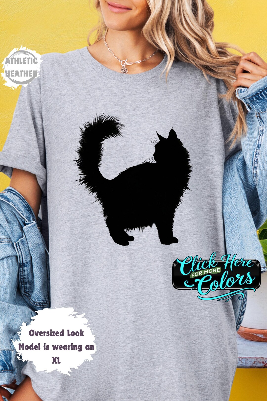 Ragdoll Cat Silhouette Tee Proud and Fluffy Kitty Shirt Unisex Graphic ...