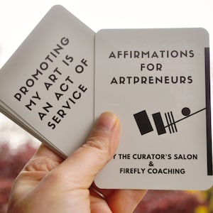 Affirmations for Artpreneurs Card Deck