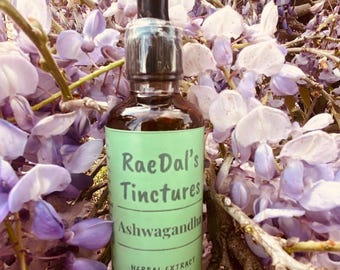 Organic Ashwagandha Tincture: Natural Herbal Supplement, Made in USA