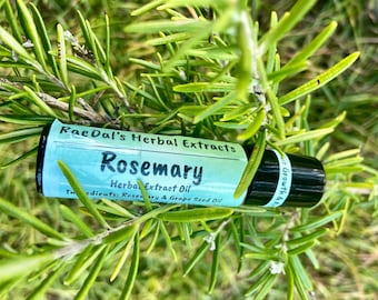 Rosemary Infused Oil: Natural Herbal Extract, Grapeseed Oil