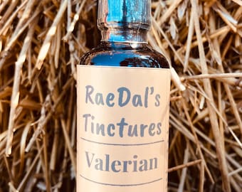 Tintura de raíz de valeriana: extracto de hierbas orgánicas, base de vinagre de sidra de manzana