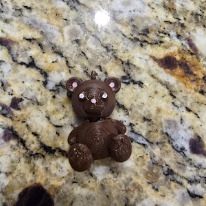 Cute Bear Keychain - Articulated for Keys or Fidget Toy