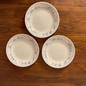 Vintage Corelle Brot und Butter Teller Set
