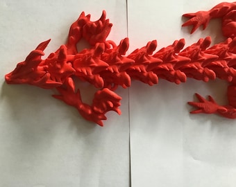 3d printed articulated dragon