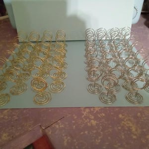 Metal Table Number Holders: Gold or Silver, 2&quot; Tall