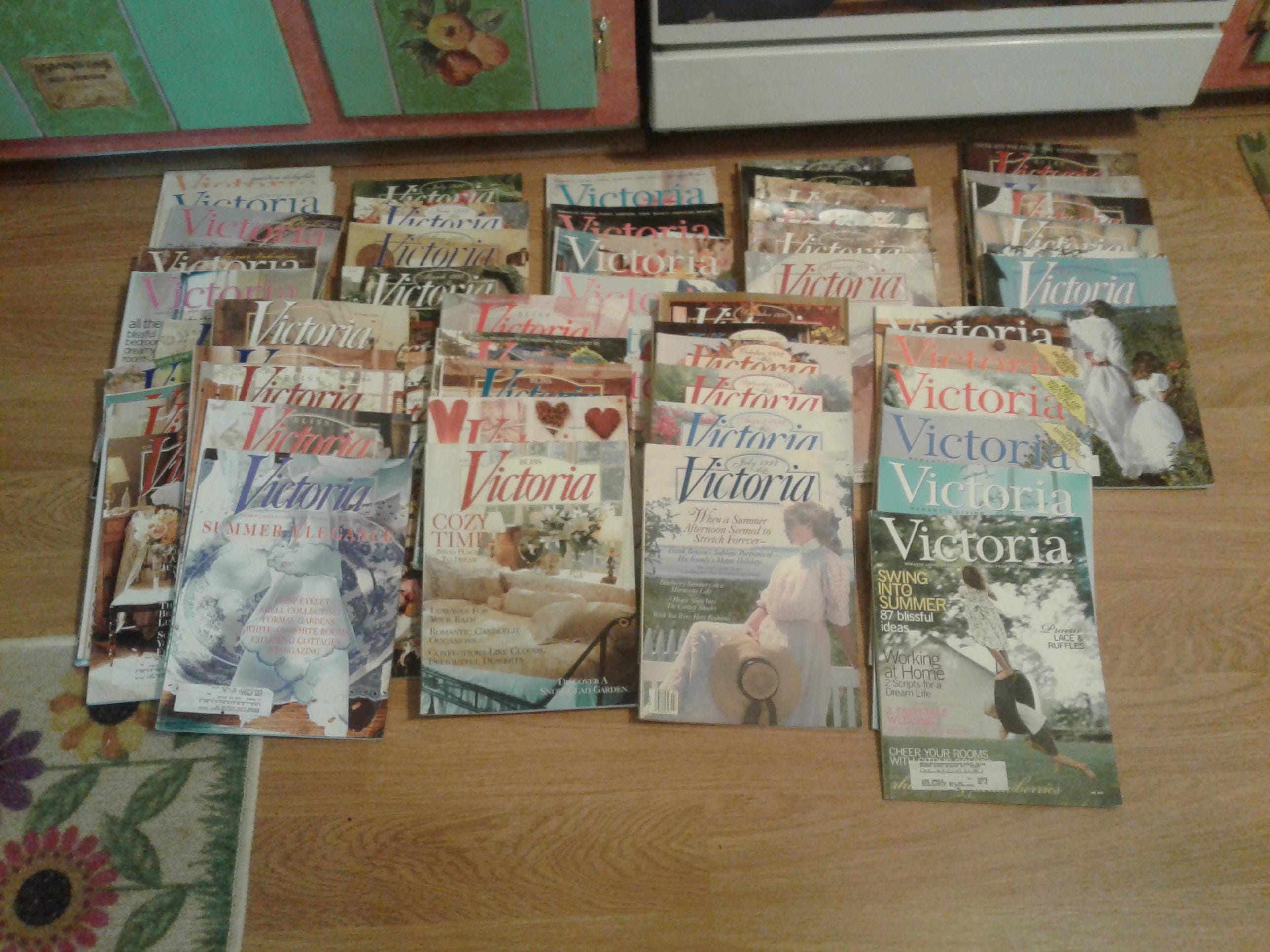 Victoria August 1995 洋雑誌 Vintage Victoria Magazines - Etsy