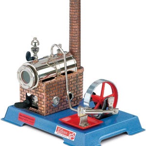 Modello Wilesco D6 a vapore funzionante, oggetto da collezione vintage