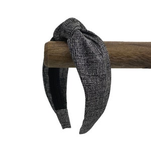 Black & White Top Knot Headband | Headbands for Women