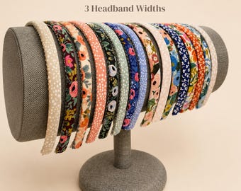 Headbands made from Rifle Paper Co. Fabrics | Skinny Headband, Thin Headband, Average Headband | for Women and Girls
