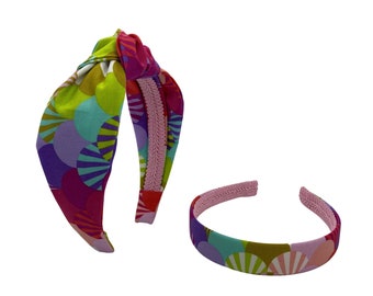Top Knot Headband or 1" Headband - Bright, Fun & Colorful