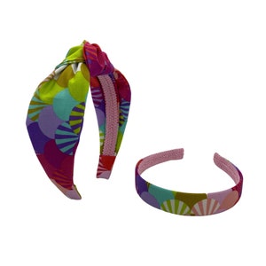 Top Knot Headband or 1&quot; Headband - Bright, Fun & Colorful