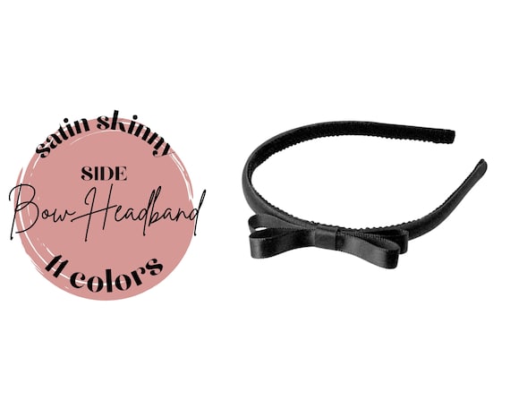 SATIN HAIR BAND THIN LIGHT BLUE SATIN HAIR BAND THIN LIGHT BLUE