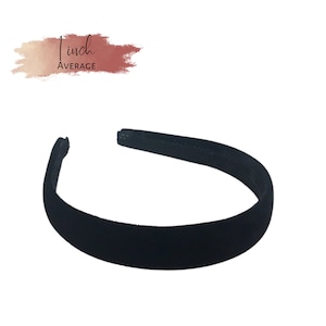 Velvet Headband Preppy Hairband Basic Velvet Hairband Choose Color & width image 8