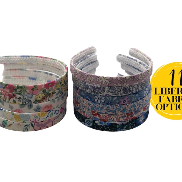 Headbands from Liberty of London Fabrics, Floral, Narrow: Girls & Women, 11 choices